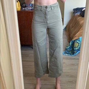 Free people cropped wide leg